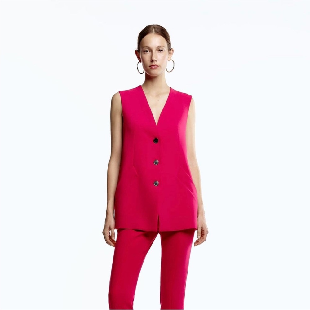Zara Brand New Limited edition Celebrity style buttoned Vest